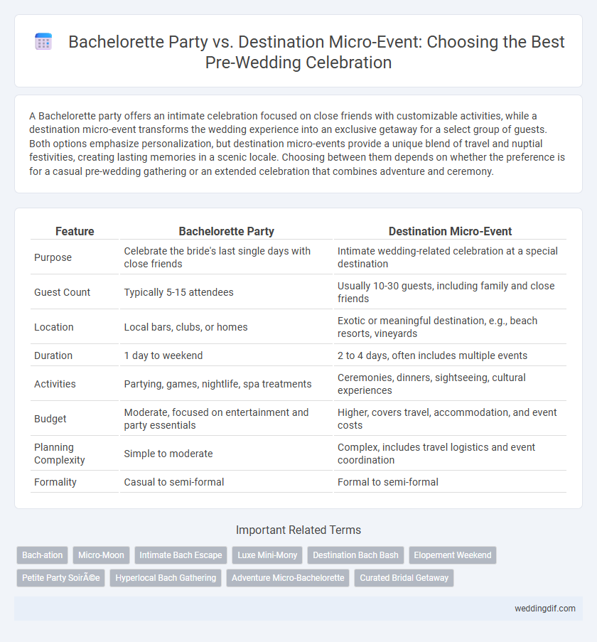 Bachelorette Party vs. Destination Micro-Event: Choosing the Best Pre-Wedding Celebration
