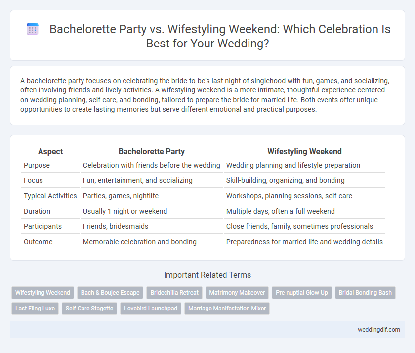 Bachelorette Party vs. Wifestyling Weekend: Which Celebration Is Best for Your Wedding?