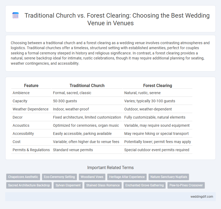 Traditional Church vs. Forest Clearing: Choosing the Best Wedding Venue in Venues