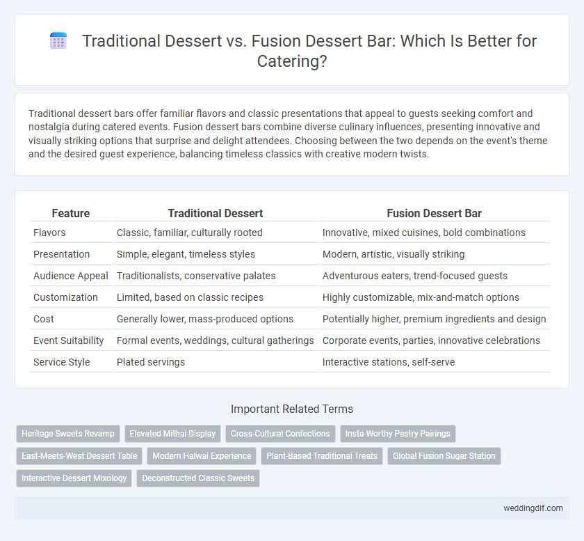 Traditional Dessert vs. Fusion Dessert Bar: Which Is Better for Catering?