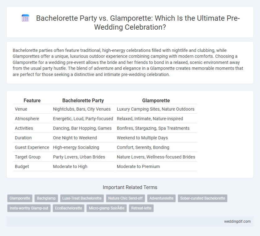 Bachelorette Party vs. Glamporette: Which Is the Ultimate Pre-Wedding Celebration?