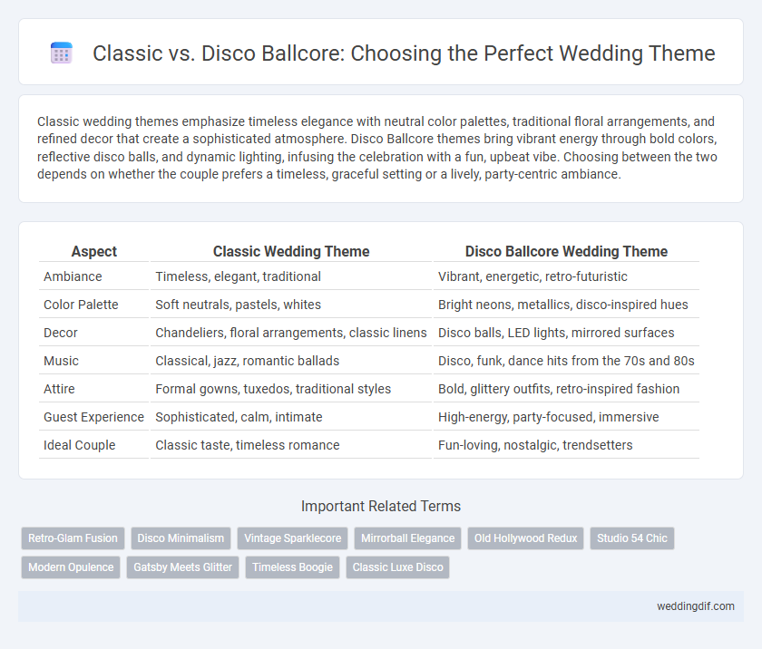 Classic vs. Disco Ballcore: Choosing the Perfect Wedding Theme