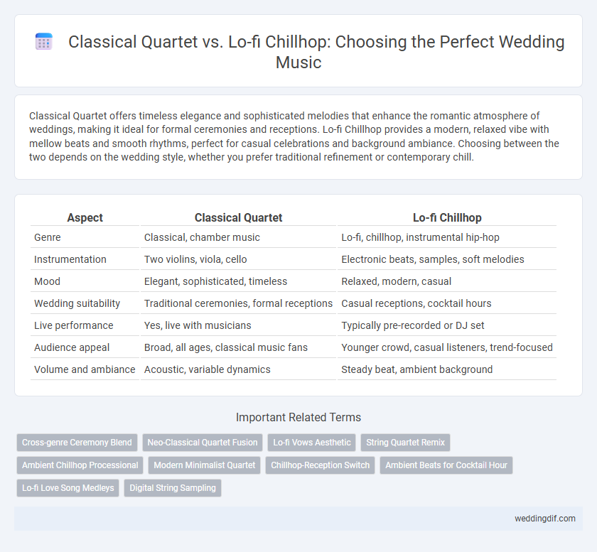 Classical Quartet vs. Lo-fi Chillhop: Choosing the Perfect Wedding Music