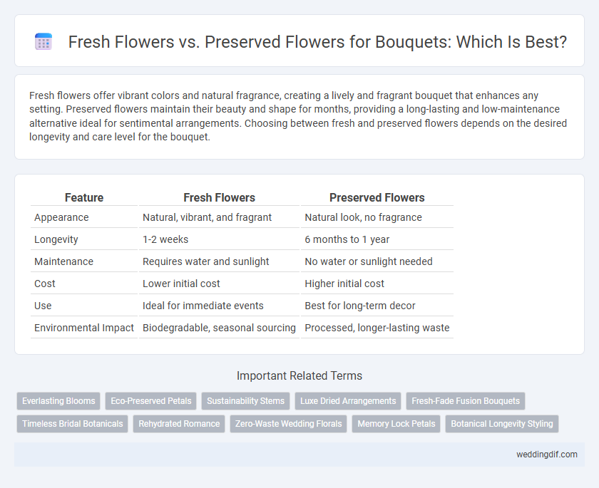 Fresh Flowers vs. Preserved Flowers for Bouquets: Which Is Best?