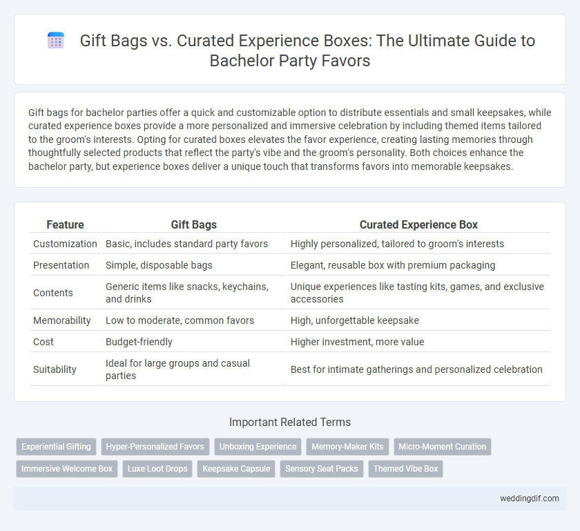 Gift Bags vs. Curated Experience Boxes: The Ultimate Guide to Bachelor Party Favors
