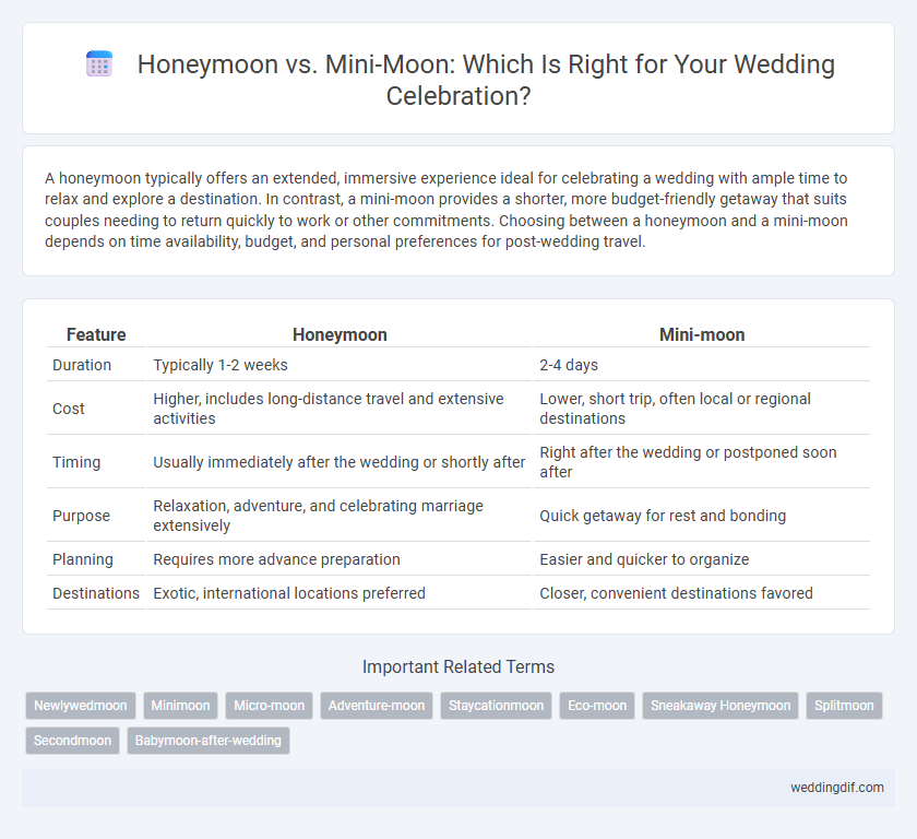 Honeymoon vs. Mini-Moon: Which Is Right for Your Wedding Celebration?