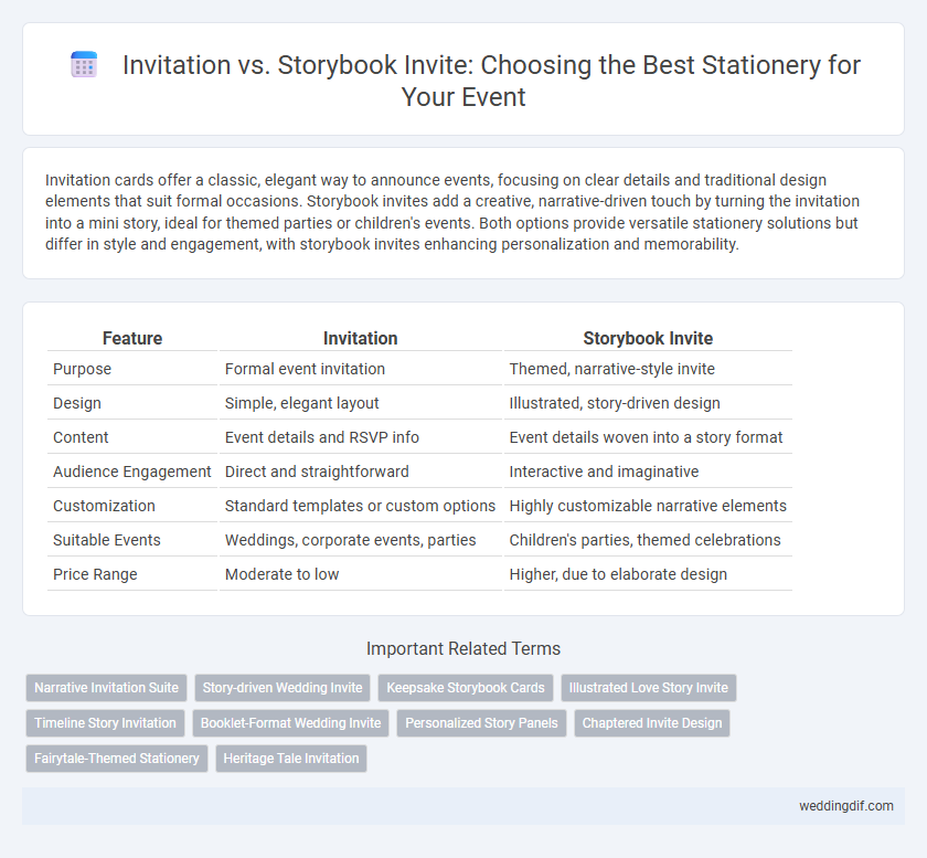 Invitation vs. Storybook Invite: Choosing the Best Stationery for Your Event