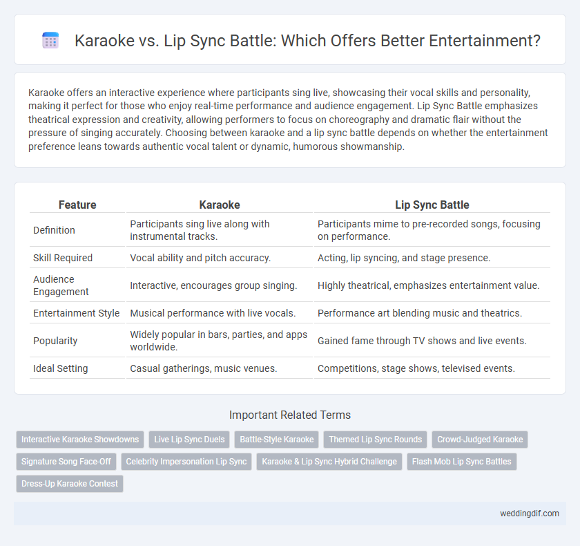 Karaoke vs. Lip Sync Battle: Which Offers Better Entertainment?