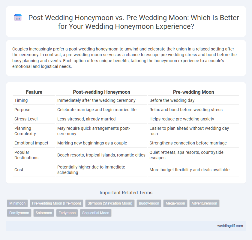 Post-Wedding Honeymoon vs. Pre-Wedding Moon: Which Is Better for Your Wedding Honeymoon Experience?
