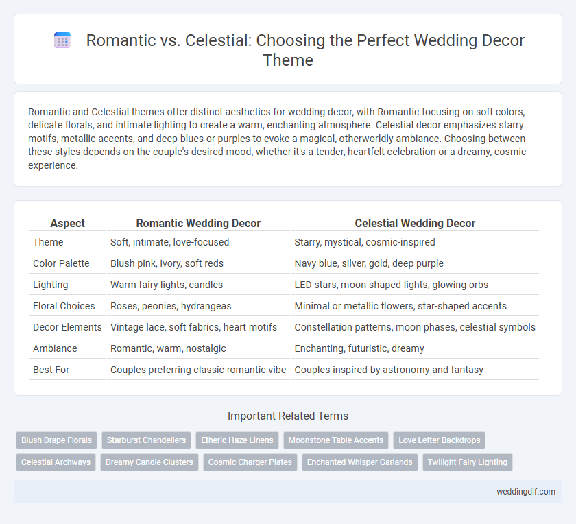 Romantic vs. Celestial: Choosing the Perfect Wedding Decor Theme