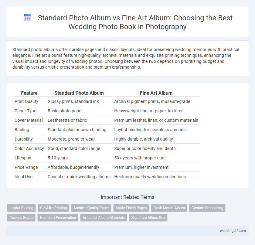 Standard Photo Album vs Fine Art Album: Choosing the Best Wedding Photo Book in Photography