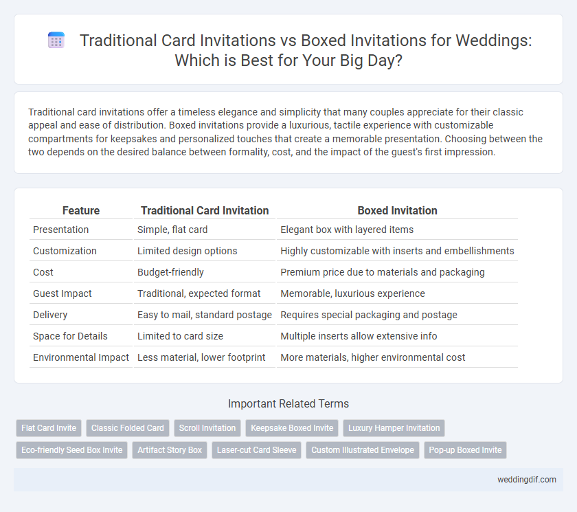 Traditional Card Invitations vs Boxed Invitations for Weddings: Which is Best for Your Big Day?