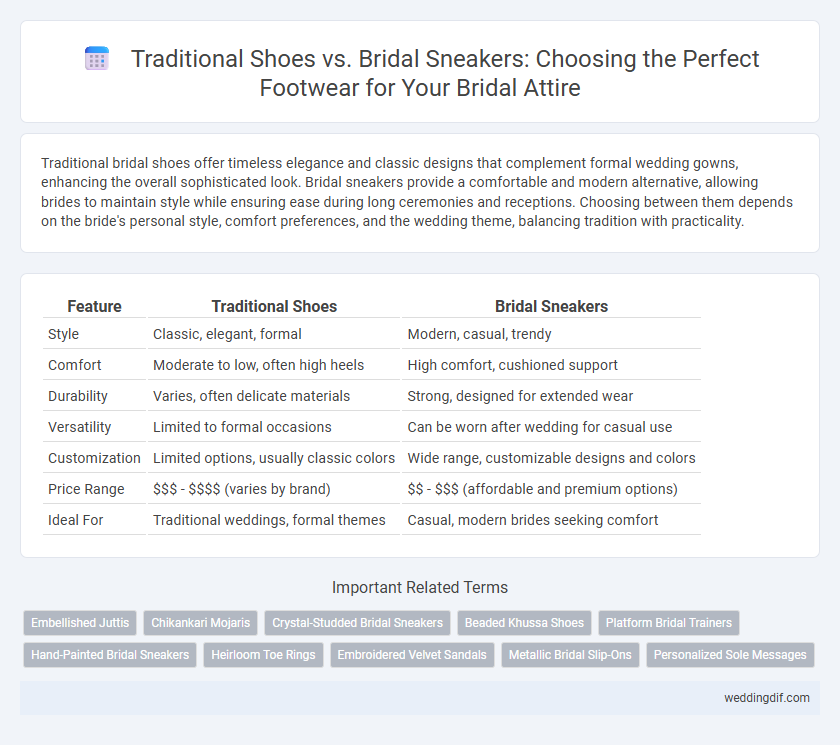 Traditional Shoes vs. Bridal Sneakers: Choosing the Perfect Footwear for Your Bridal Attire