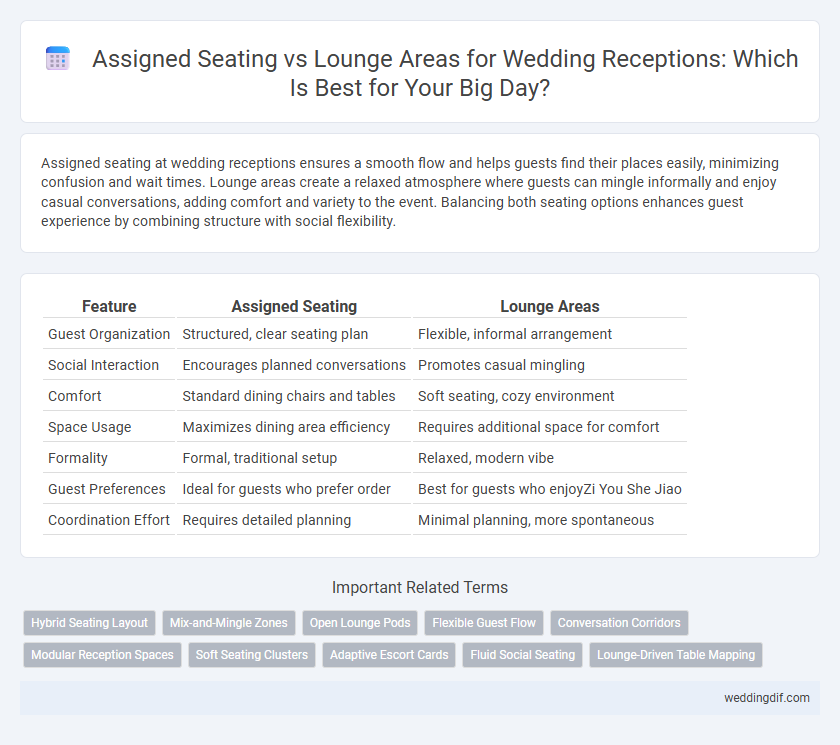 Assigned Seating vs Lounge Areas for Wedding Receptions: Which Is Best for Your Big Day?
