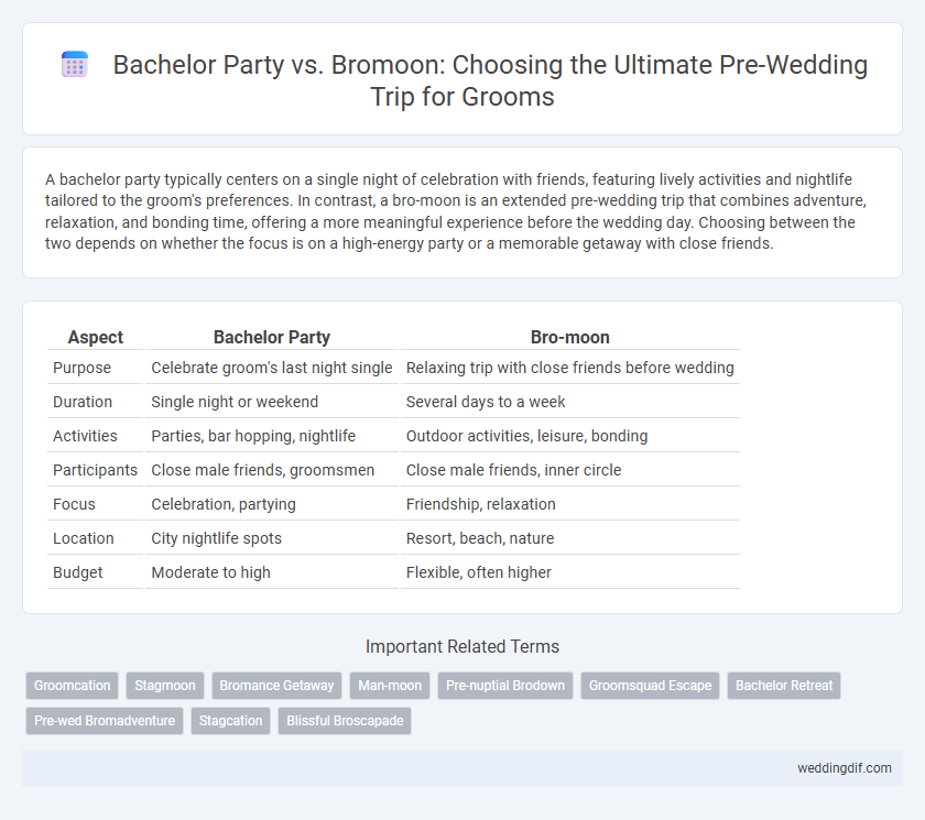 Bachelor Party vs. Bromoon: Choosing the Ultimate Pre-Wedding Trip for Grooms