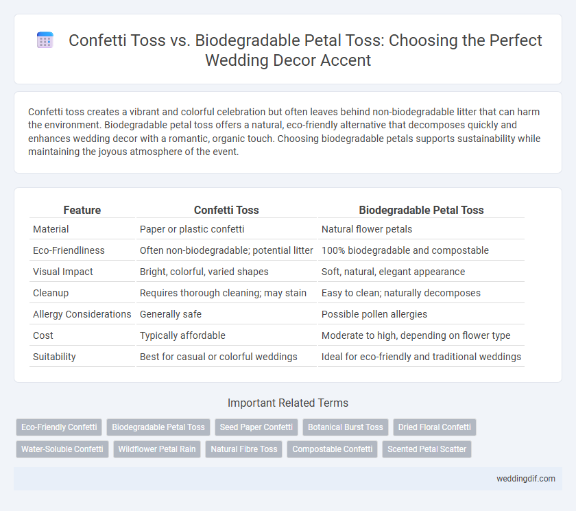 Confetti Toss vs. Biodegradable Petal Toss: Choosing the Perfect Wedding Decor Accent