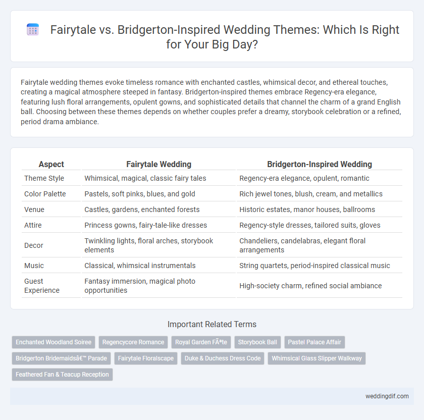Fairytale vs. Bridgerton-Inspired Wedding Themes: Which Is Right for Your Big Day?