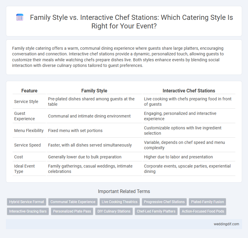 Family Style vs. Interactive Chef Stations: Which Catering Style Is Right for Your Event?