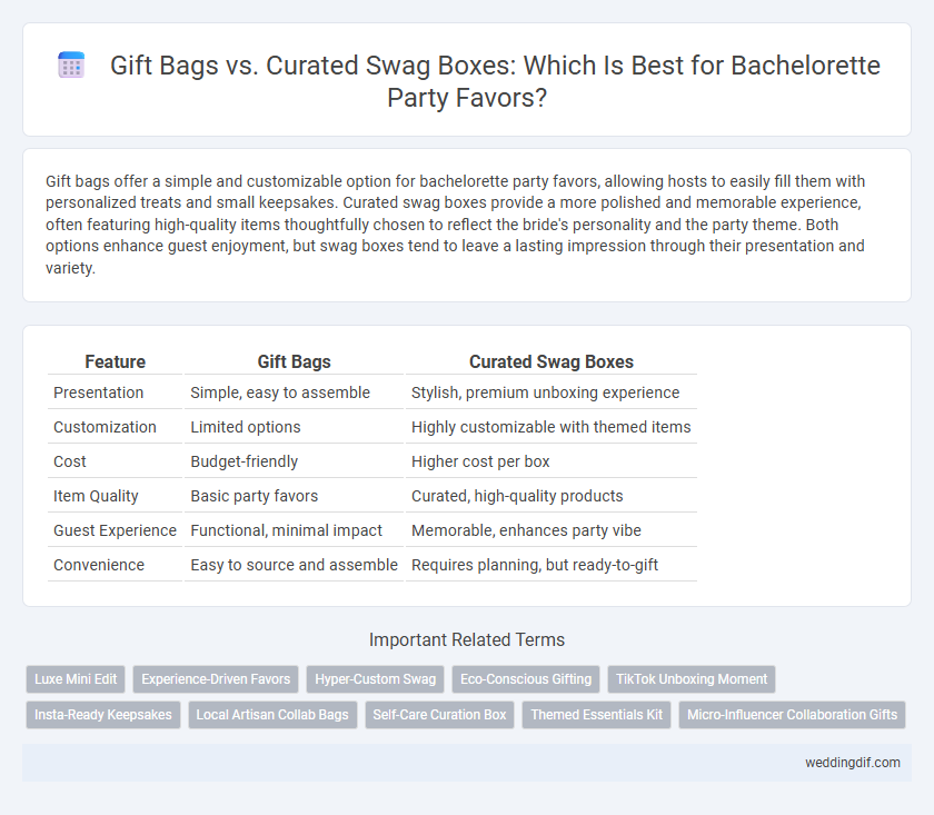 Gift Bags vs. Curated Swag Boxes: Which Is Best for Bachelorette Party Favors?