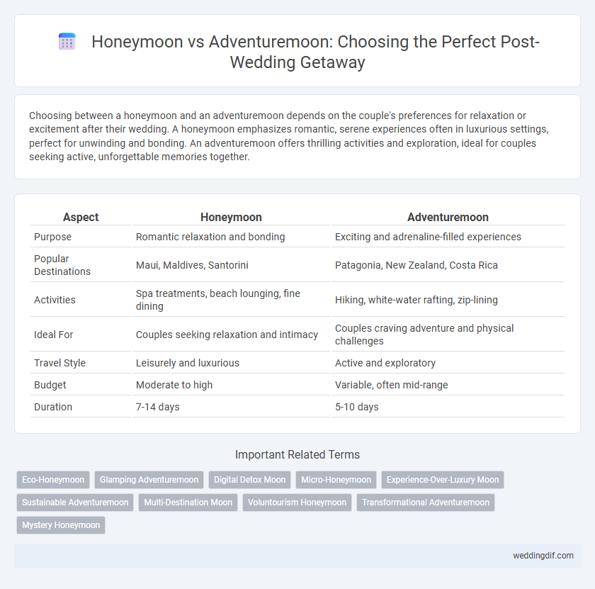 Honeymoon vs Adventuremoon: Choosing the Perfect Post-Wedding Getaway