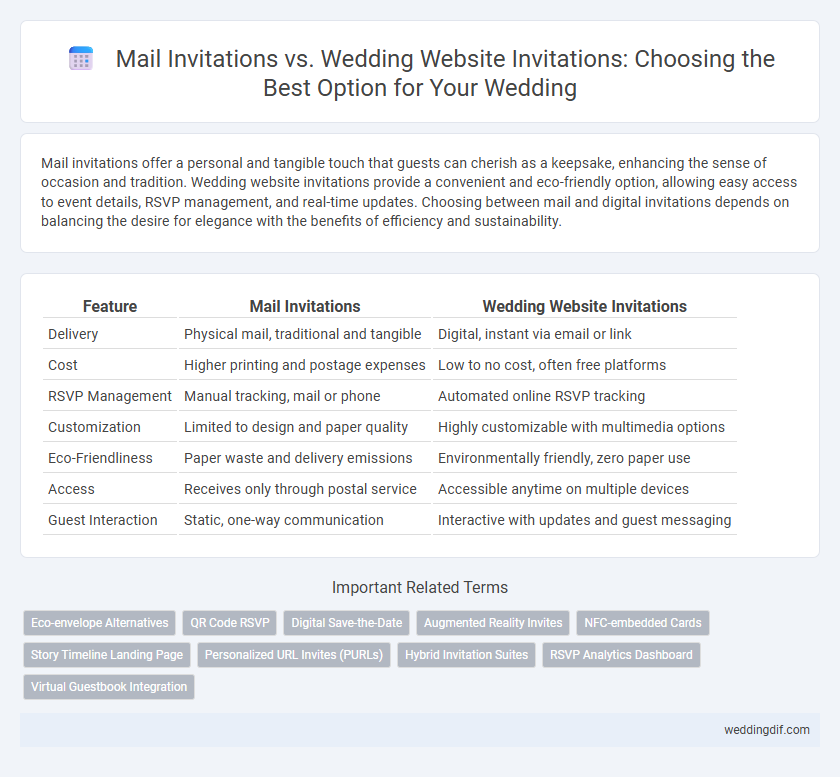 Mail Invitations vs. Wedding Website Invitations: Choosing the Best Option for Your Wedding