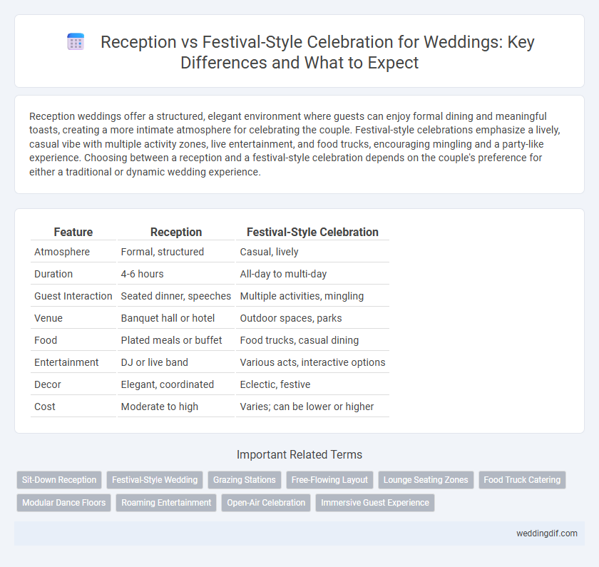 Reception vs Festival-Style Celebration for Weddings: Key Differences and What to Expect