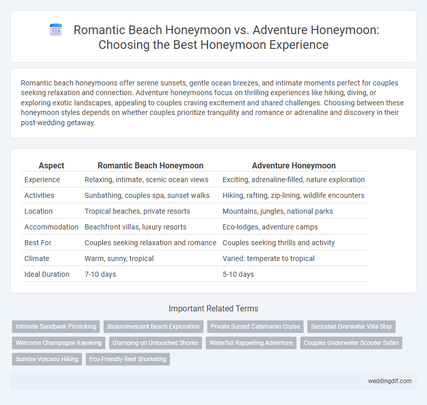 Romantic Beach Honeymoon vs. Adventure Honeymoon: Choosing the Best Honeymoon Experience