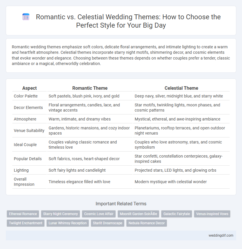 Romantic vs. Celestial Wedding Themes: How to Choose the Perfect Style for Your Big Day