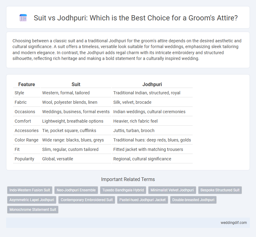 Suit vs Jodhpuri: Which is the Best Choice for a Groom's Attire?