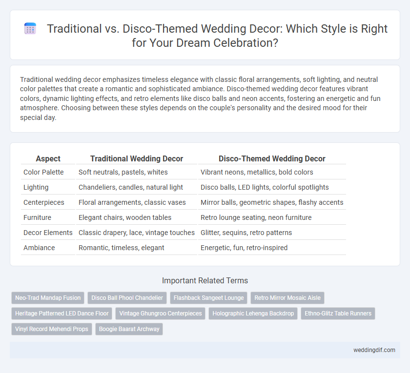 Traditional vs. Disco-Themed Wedding Decor: Which Style is Right for Your Dream Celebration?