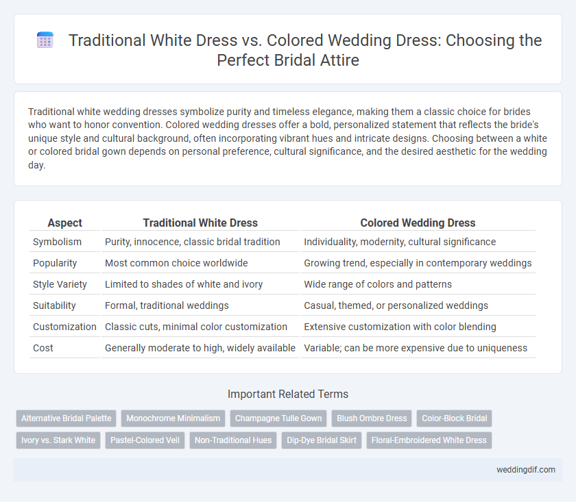 Traditional White Dress vs. Colored Wedding Dress: Choosing the Perfect Bridal Attire