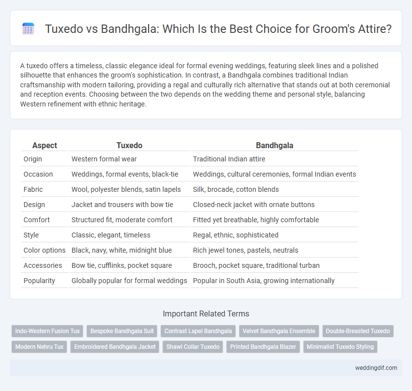 Tuxedo vs Bandhgala: Which Is the Best Choice for Groom's Attire?