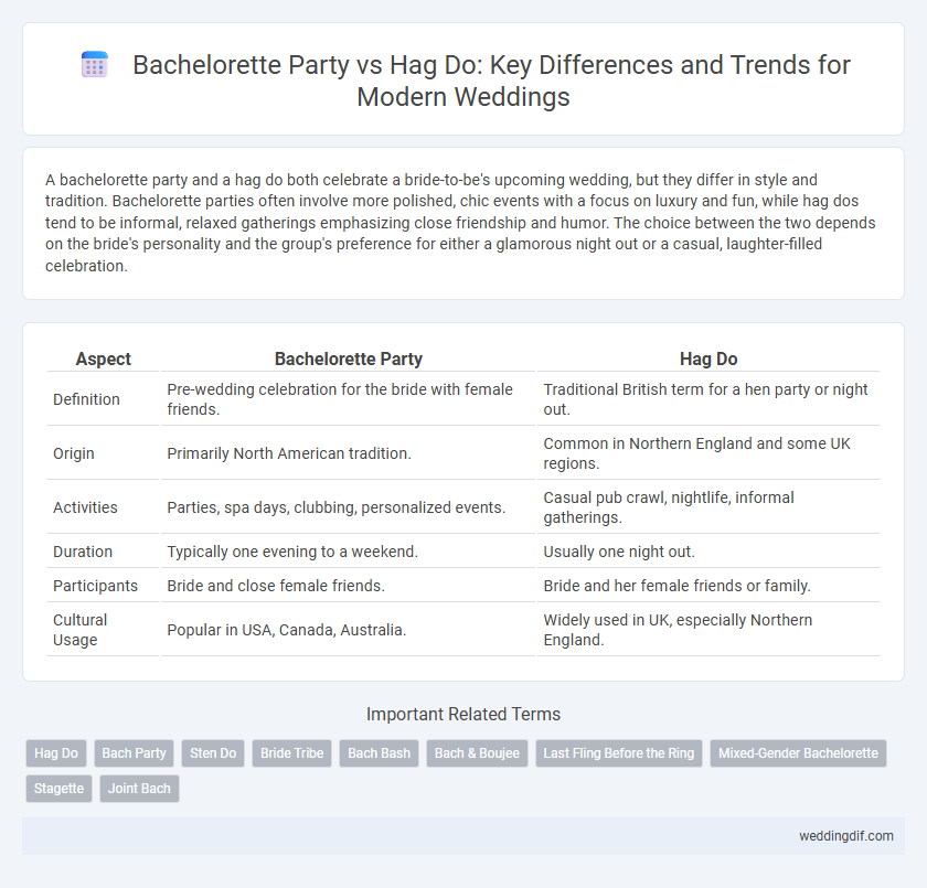 Bachelorette Party vs Hag Do: Key Differences and Trends for Modern Weddings