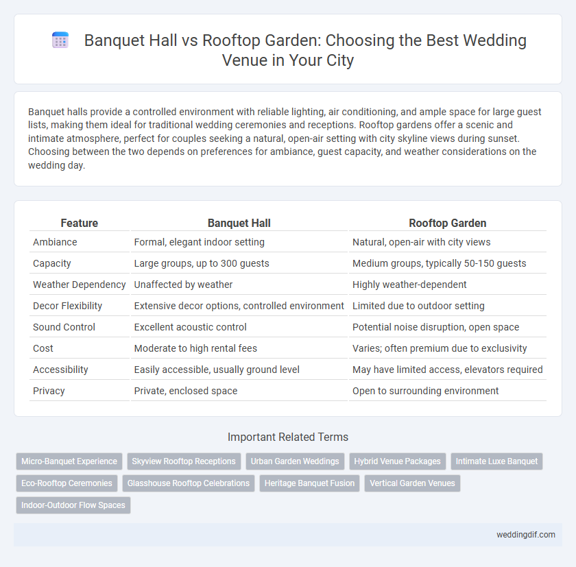 Banquet Hall vs Rooftop Garden: Choosing the Best Wedding Venue in Your City