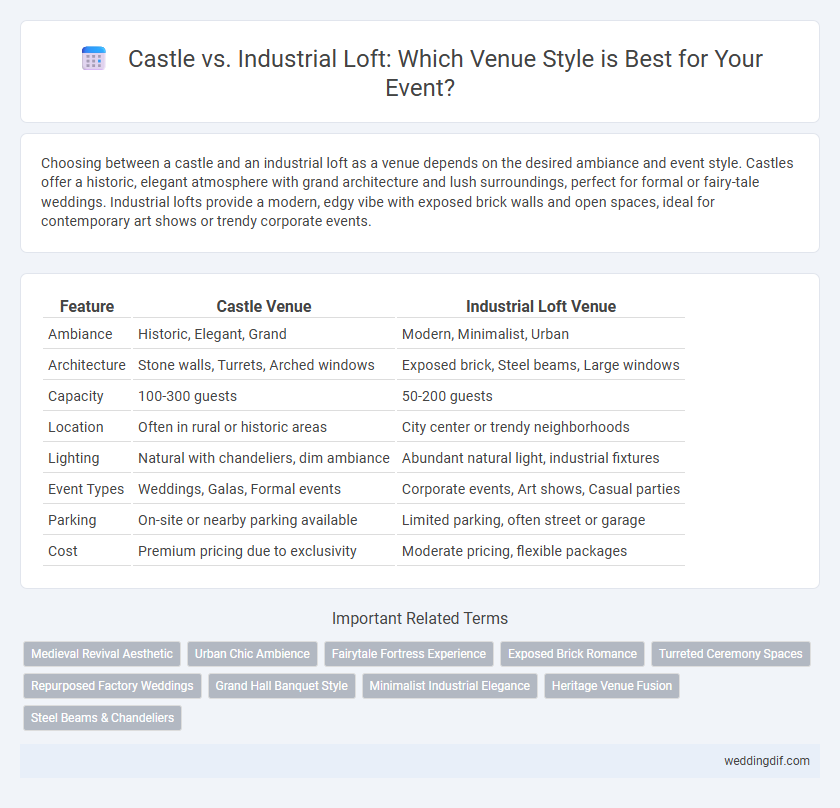 Castle vs. Industrial Loft: Which Venue Style is Best for Your Event?