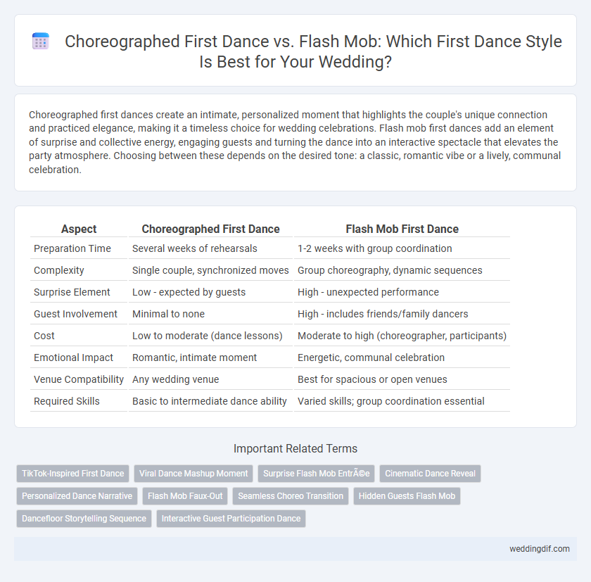 Choreographed First Dance vs. Flash Mob: Which First Dance Style Is Best for Your Wedding?