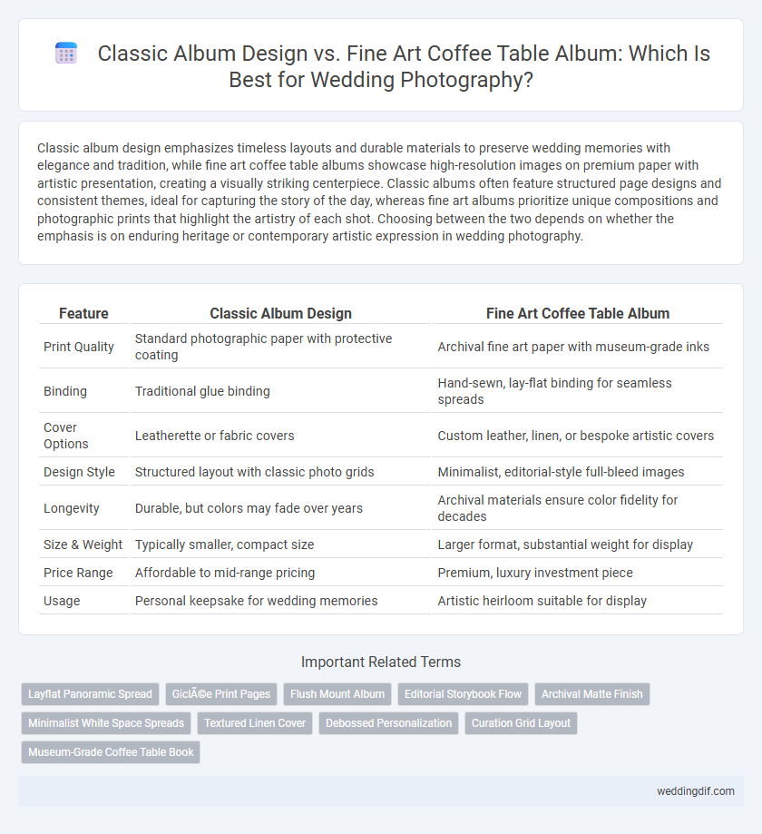 Classic Album Design vs. Fine Art Coffee Table Album: Which Is Best for Wedding Photography?