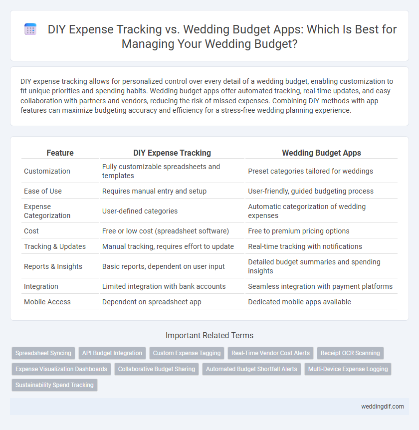 DIY Expense Tracking vs. Wedding Budget Apps: Which Is Best for Managing Your Wedding Budget?