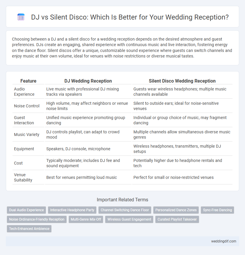 DJ vs Silent Disco: Which Is Better for Your Wedding Reception?
