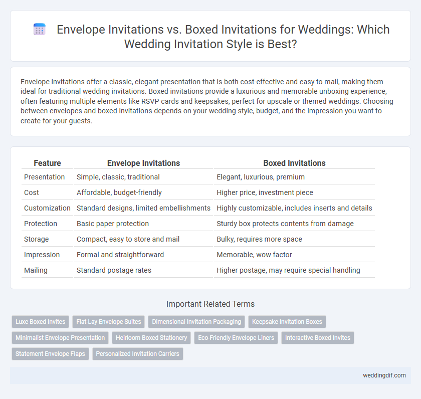 Envelope Invitations vs. Boxed Invitations for Weddings: Which Wedding Invitation Style is Best?