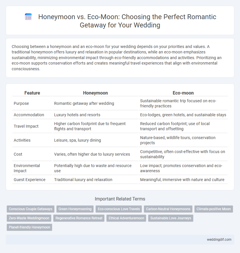 Honeymoon vs. Eco-Moon: Choosing the Perfect Romantic Getaway for Your Wedding