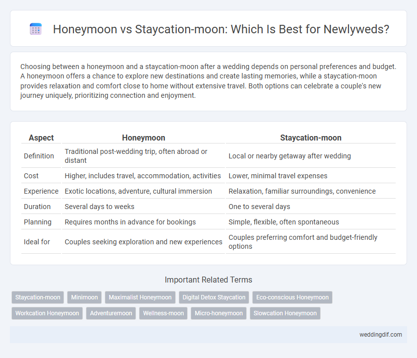 Honeymoon vs Staycation-moon: Which Is Best for Newlyweds?