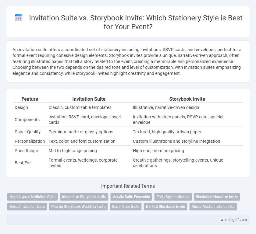 Invitation Suite vs. Storybook Invite: Which Stationery Style is Best for Your Event?