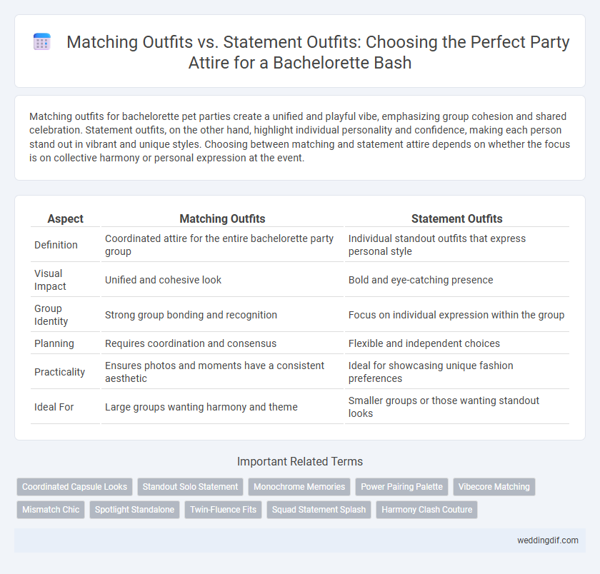 Matching Outfits vs. Statement Outfits: Choosing the Perfect Party Attire for a Bachelorette Bash