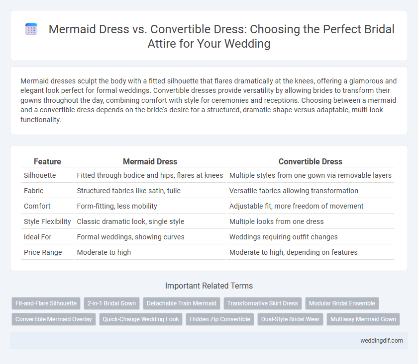 Mermaid Dress vs. Convertible Dress: Choosing the Perfect Bridal Attire for Your Wedding