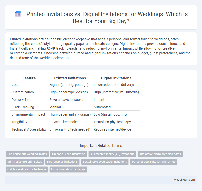 Printed Invitations vs. Digital Invitations for Weddings: Which Is Best for Your Big Day?