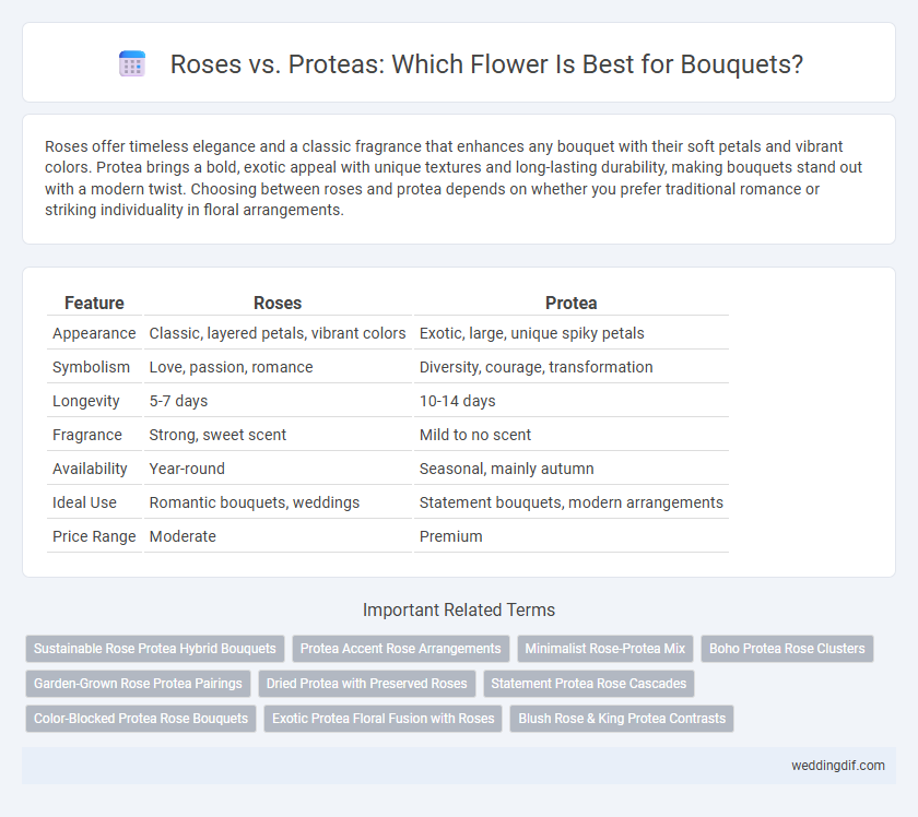 Roses vs. Proteas: Which Flower Is Best for Bouquets?