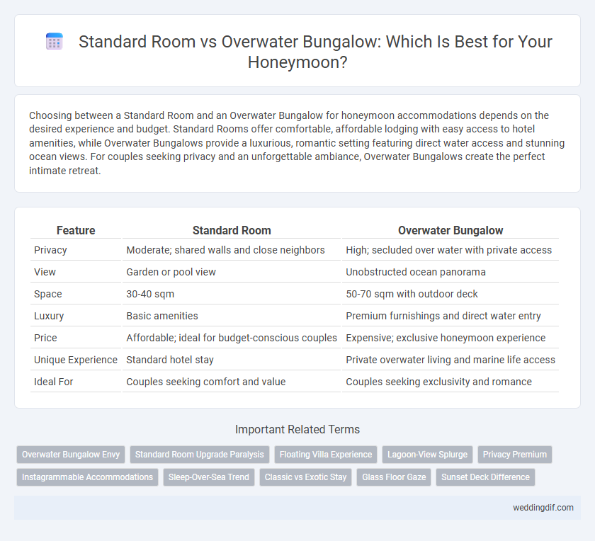 Standard Room vs Overwater Bungalow: Which Is Best for Your Honeymoon?