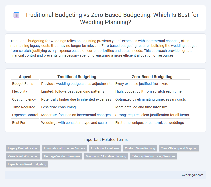 Traditional Budgeting vs Zero-Based Budgeting: Which Is Best for Wedding Planning?
