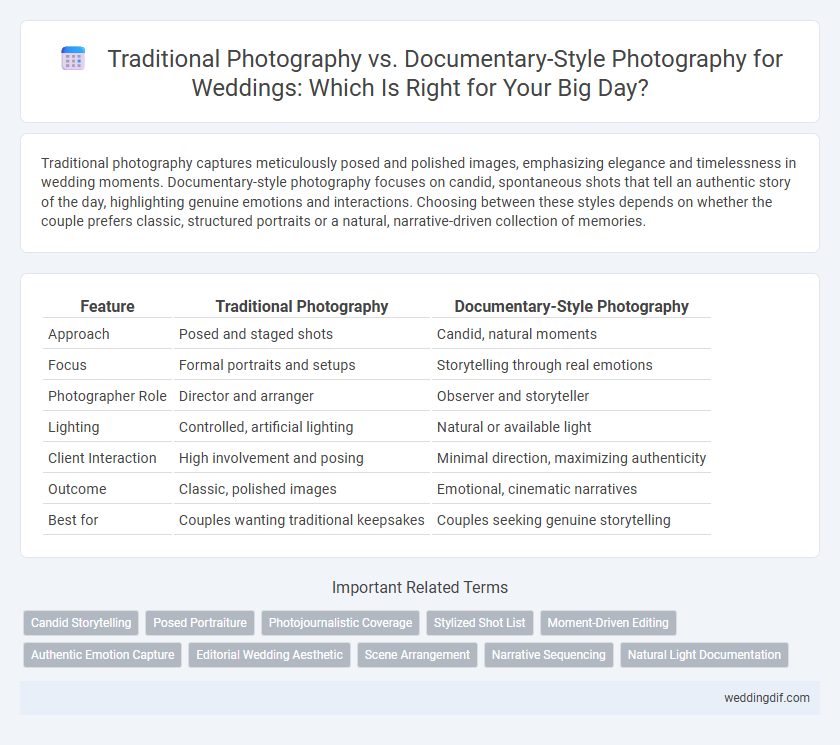 Traditional Photography vs. Documentary-Style Photography for Weddings: Which Is Right for Your Big Day?